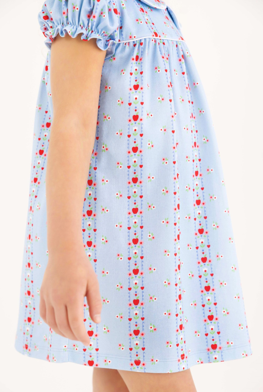 Holly Day Dress Pima- First Day Flowers