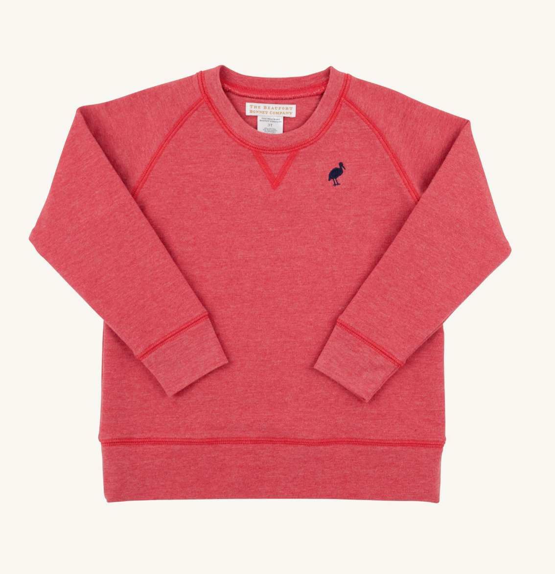 Cassidy Comfy Crewneck- Richmond Red Heathered