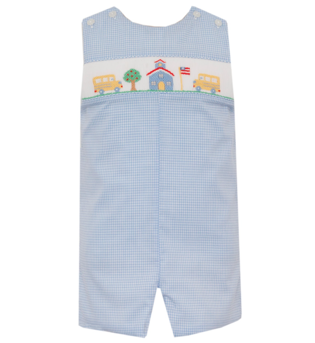 School House Blue Gingham Jon Jon
