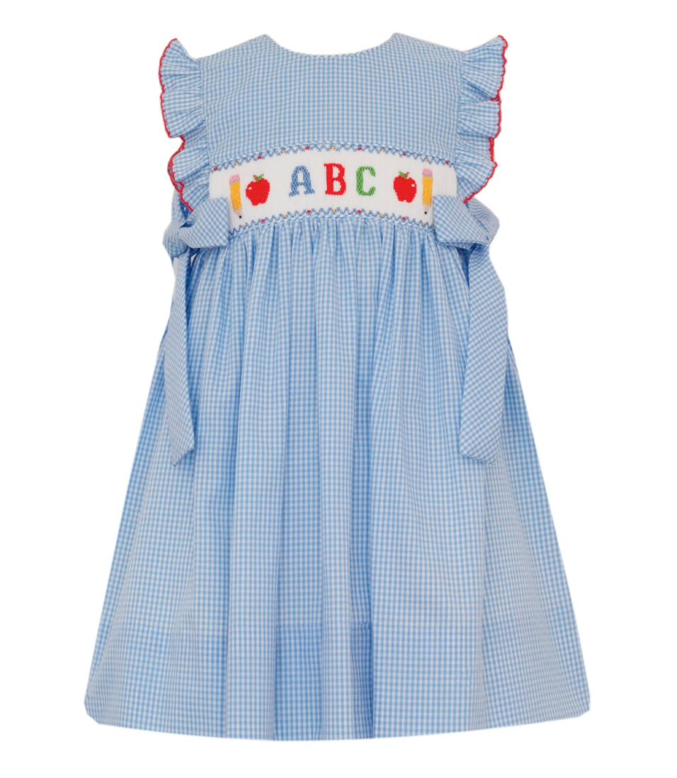 ABC Periwinkle Gingham Sleeveless Dress
