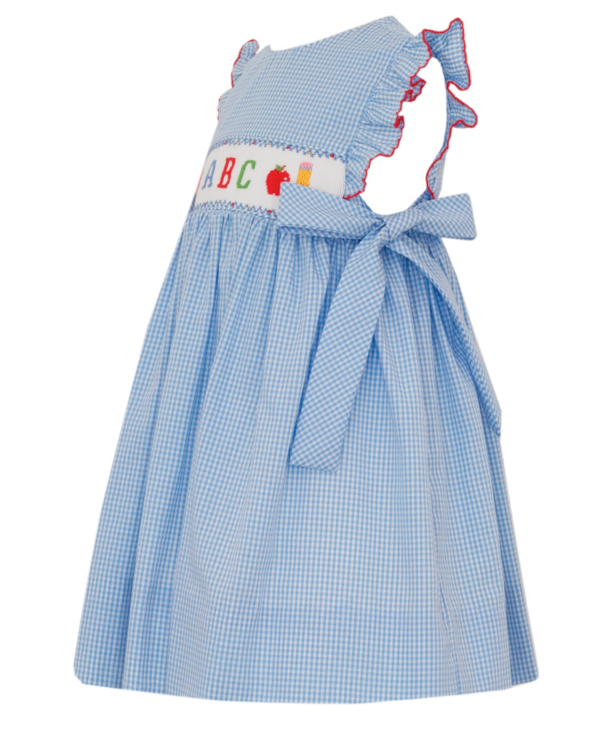 ABC Periwinkle Gingham Sleeveless Dress