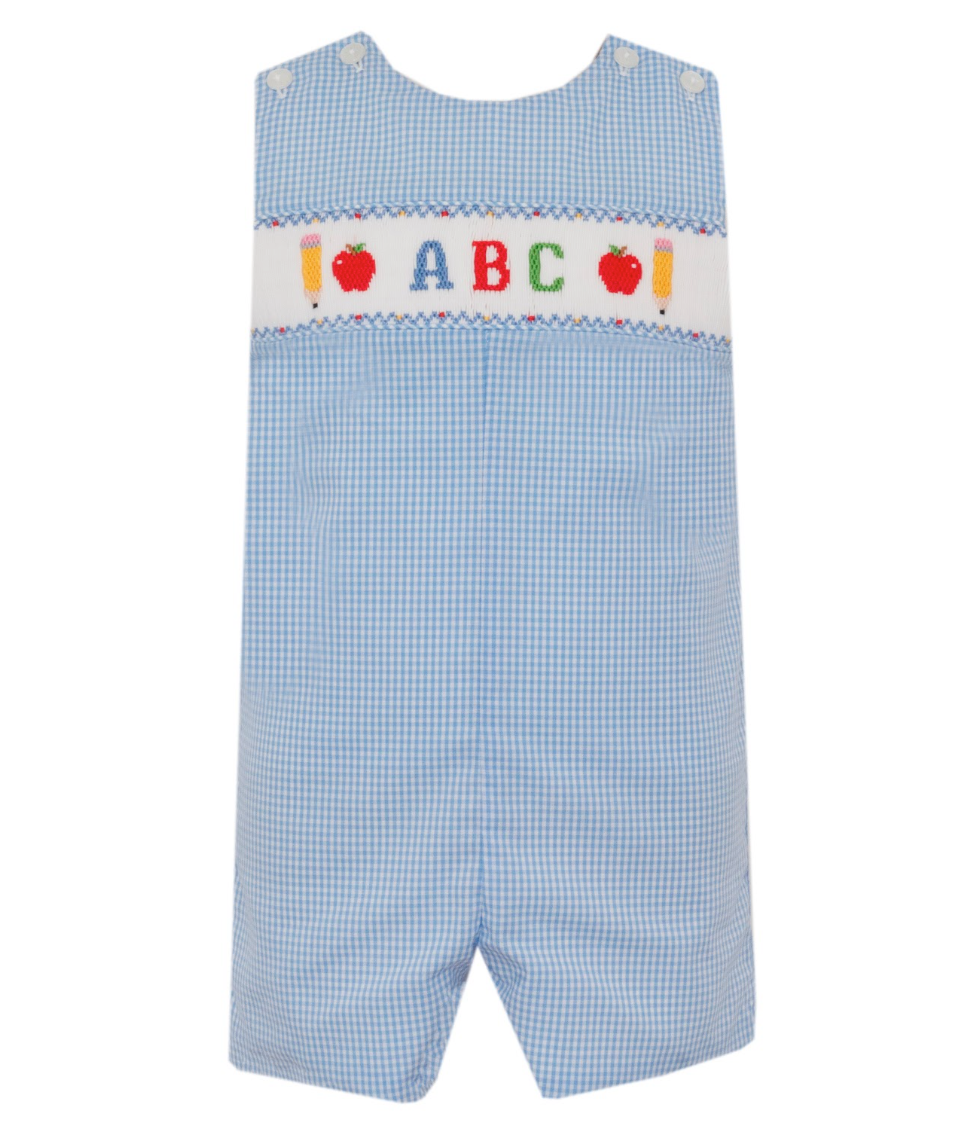 ABC Periwinkle Gingham Jon Jon