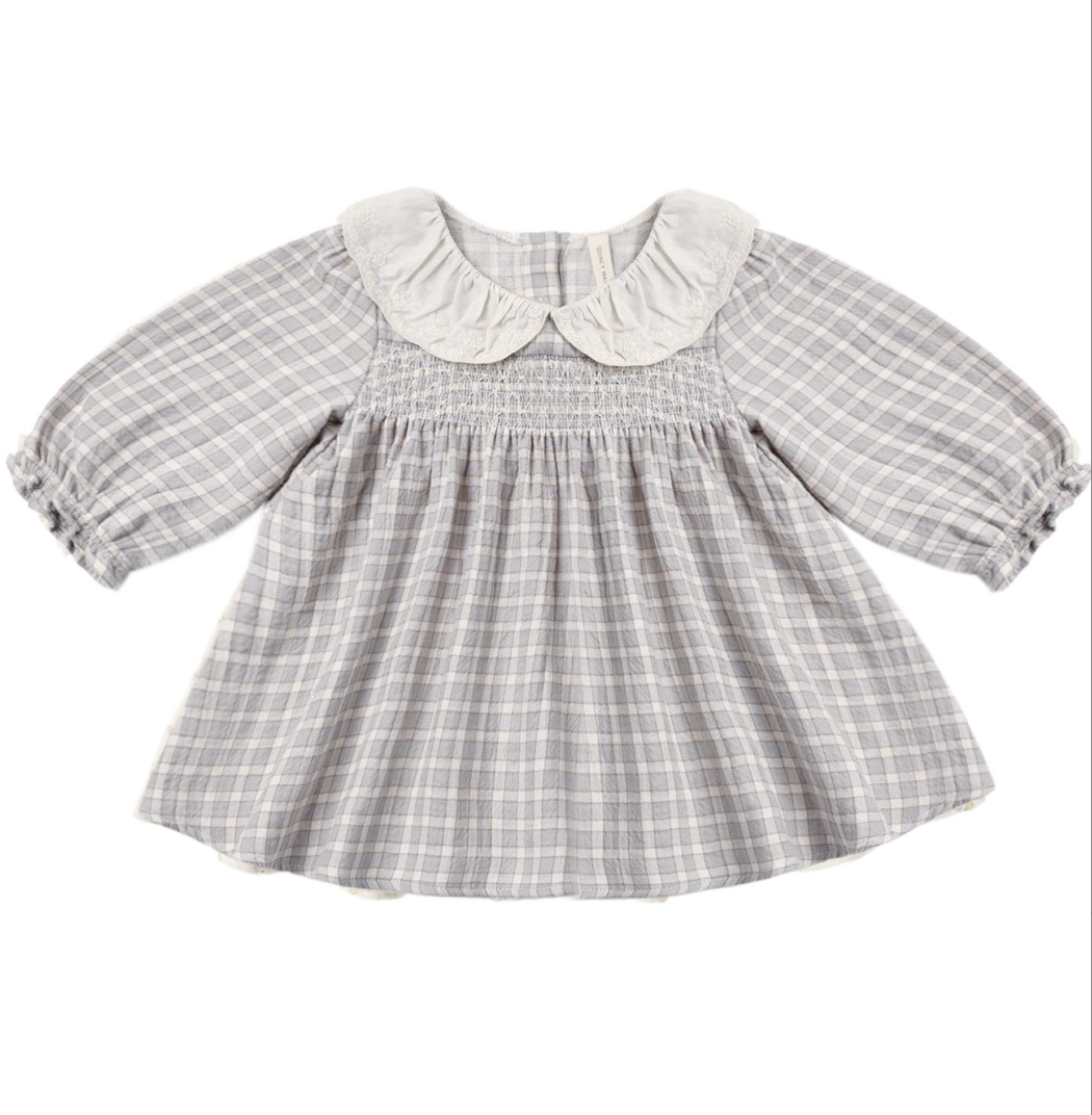 Callie Dress- Blue Gingham