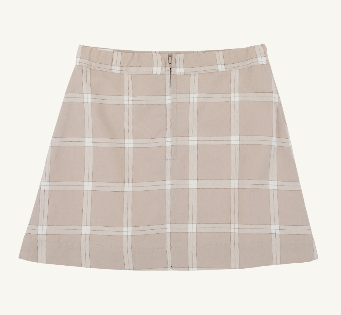 Perrin Pocket Skirt- Thompson Park Plaid