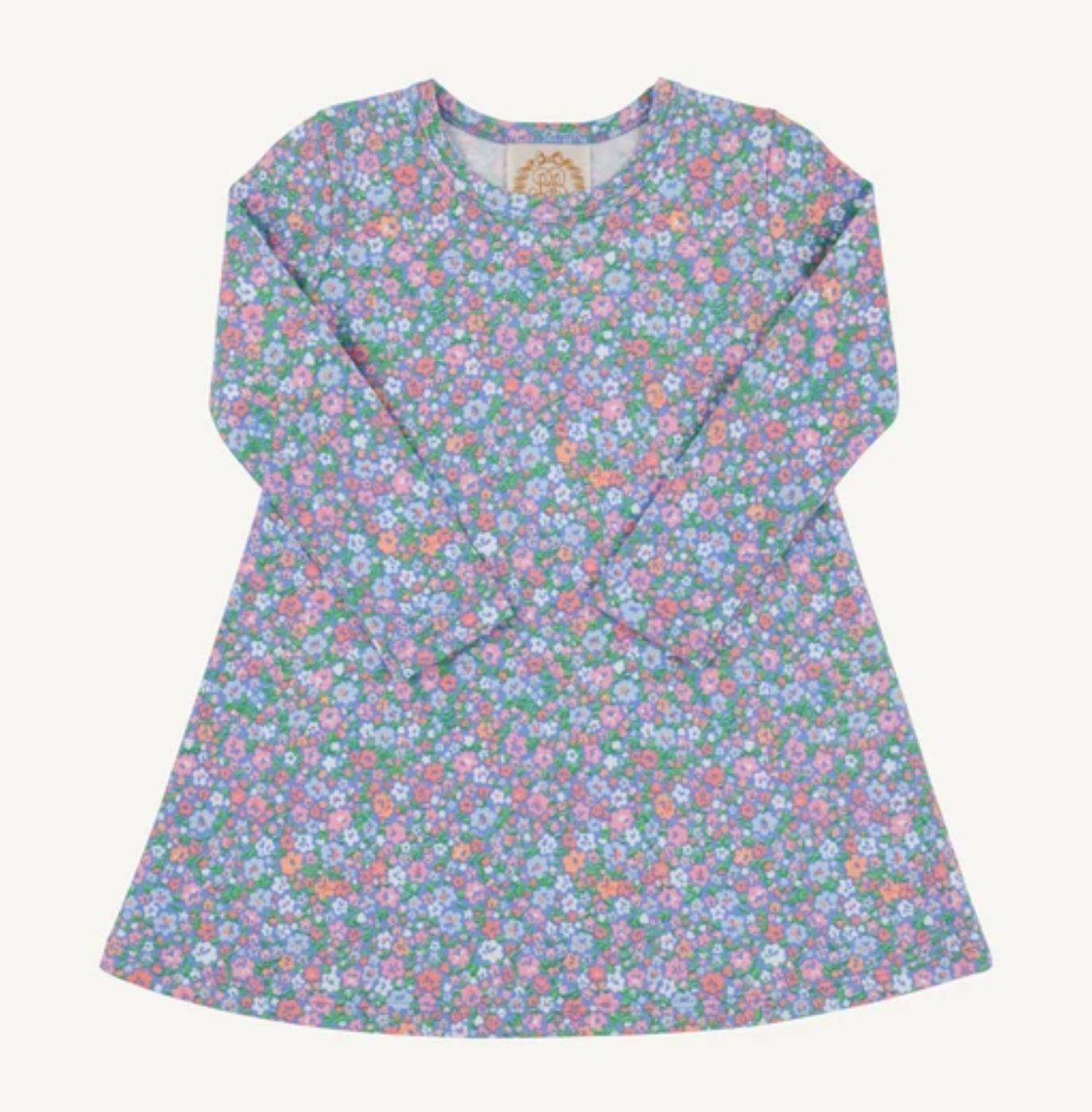 Long Sleeve Polly Play Dress- Mountain Brook Mini Floral