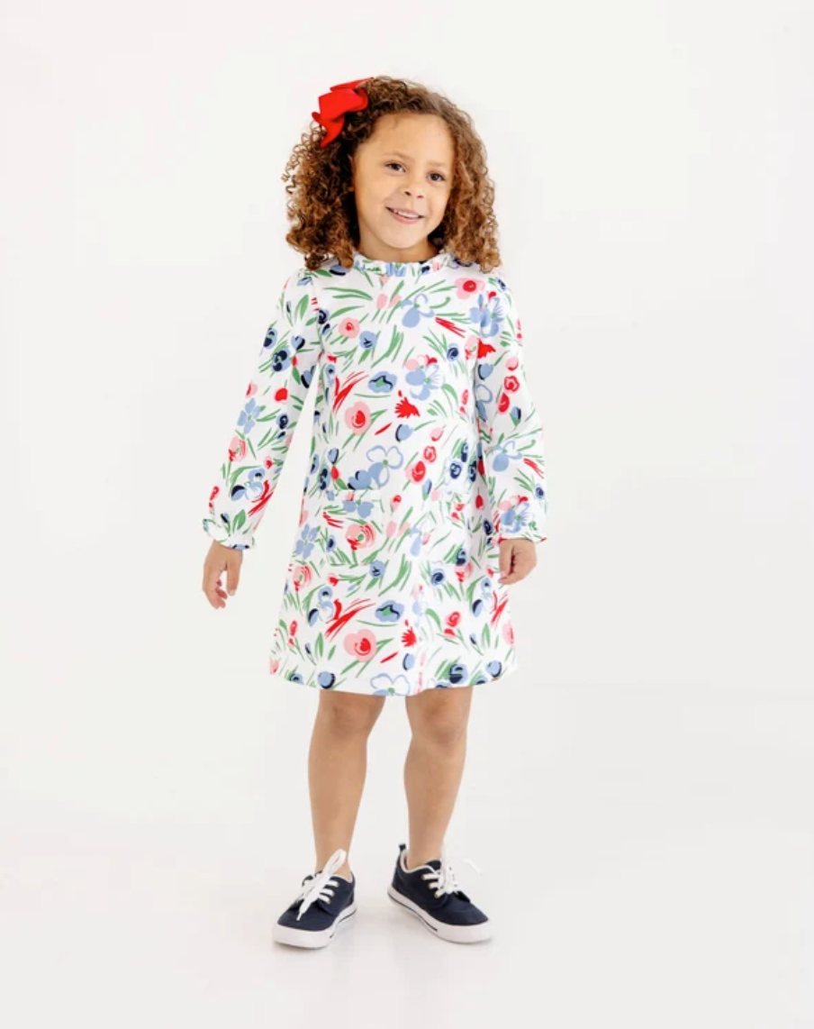 Lizzie's Luxe Leisure Dress- Fair Street Floral