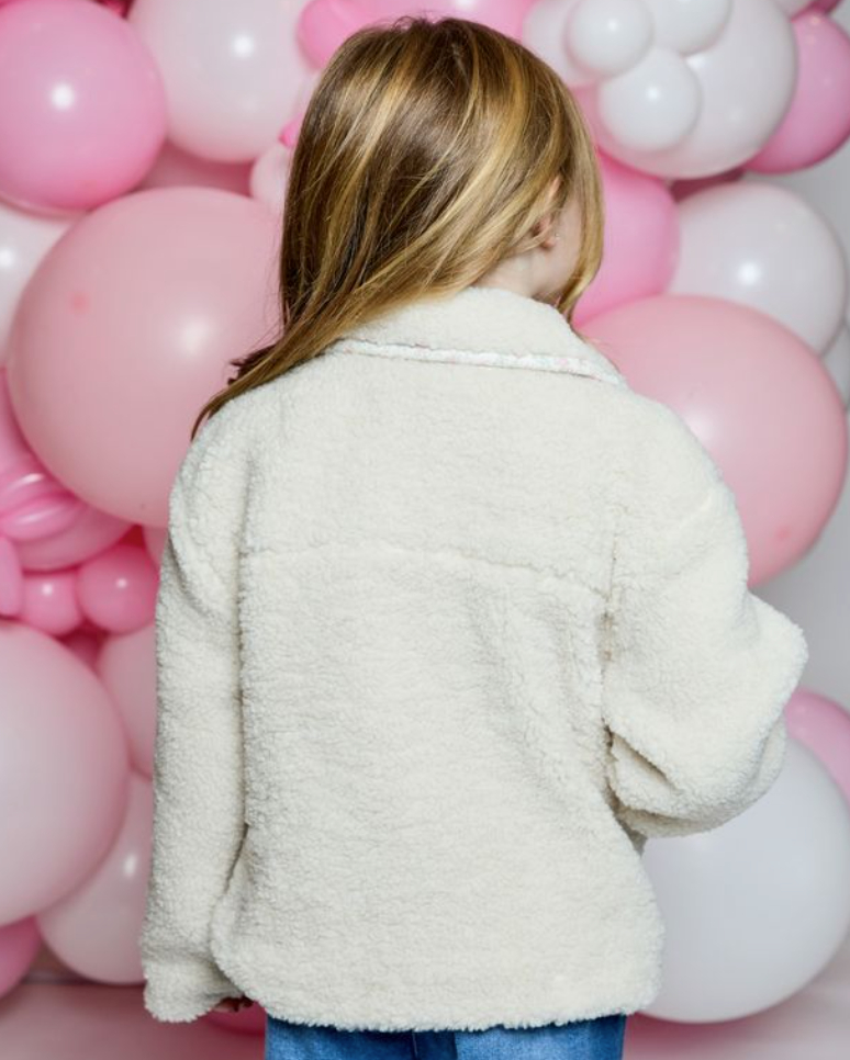 Beige Bow Detail Coat