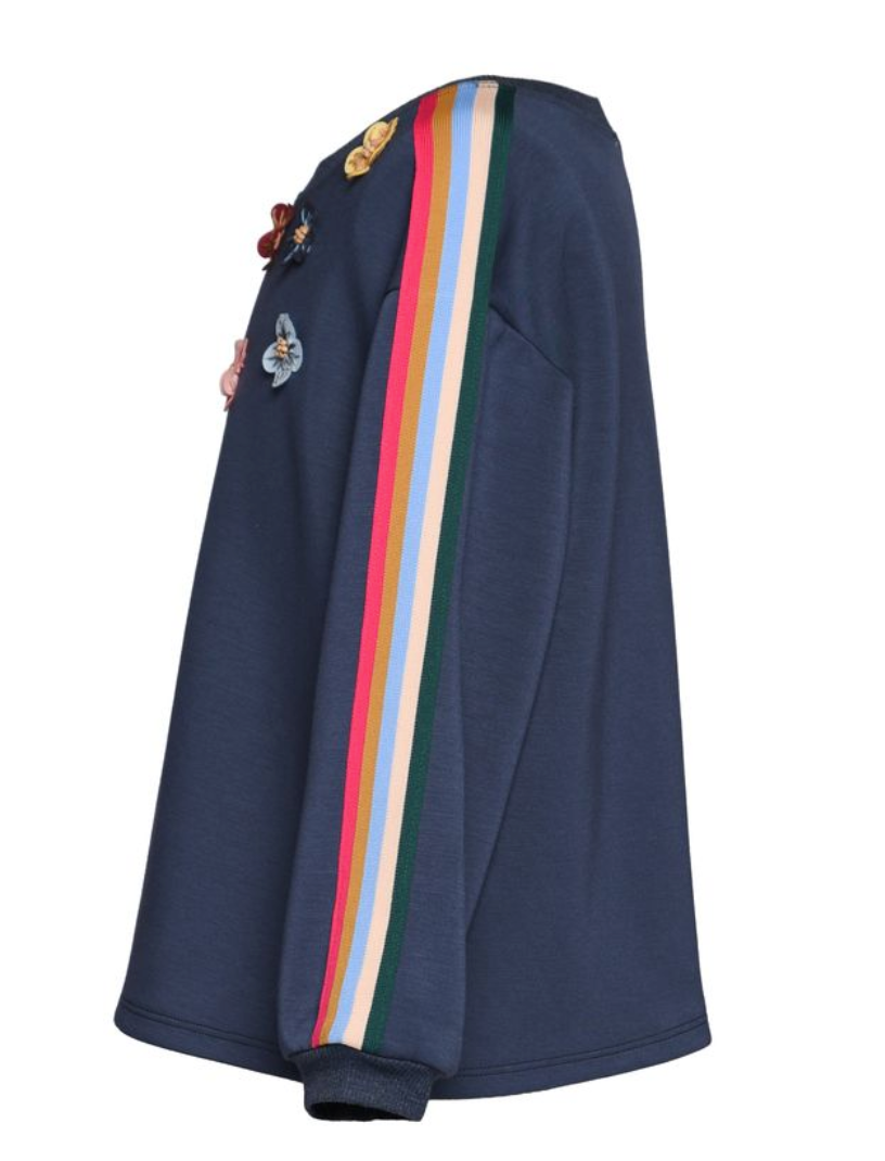 Navy Flower Scuba Set