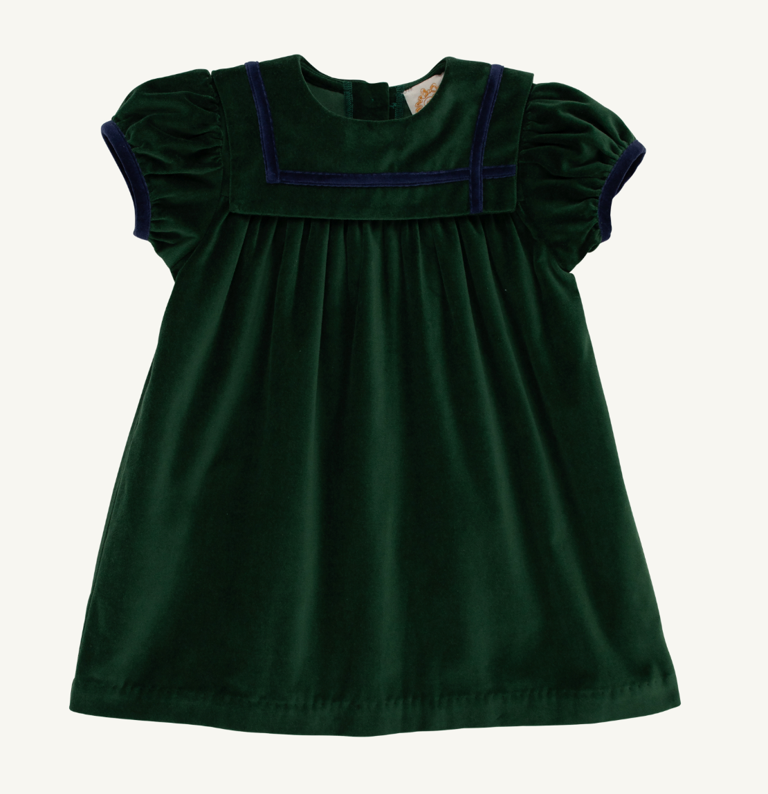 Short Sleeve Patsy's Party Dress- Grier Green