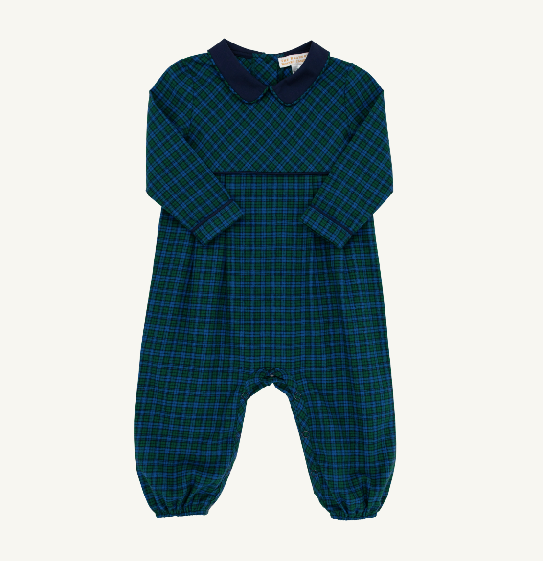 Long Sleeve Bradford Romper- Woodlake Point Plaid