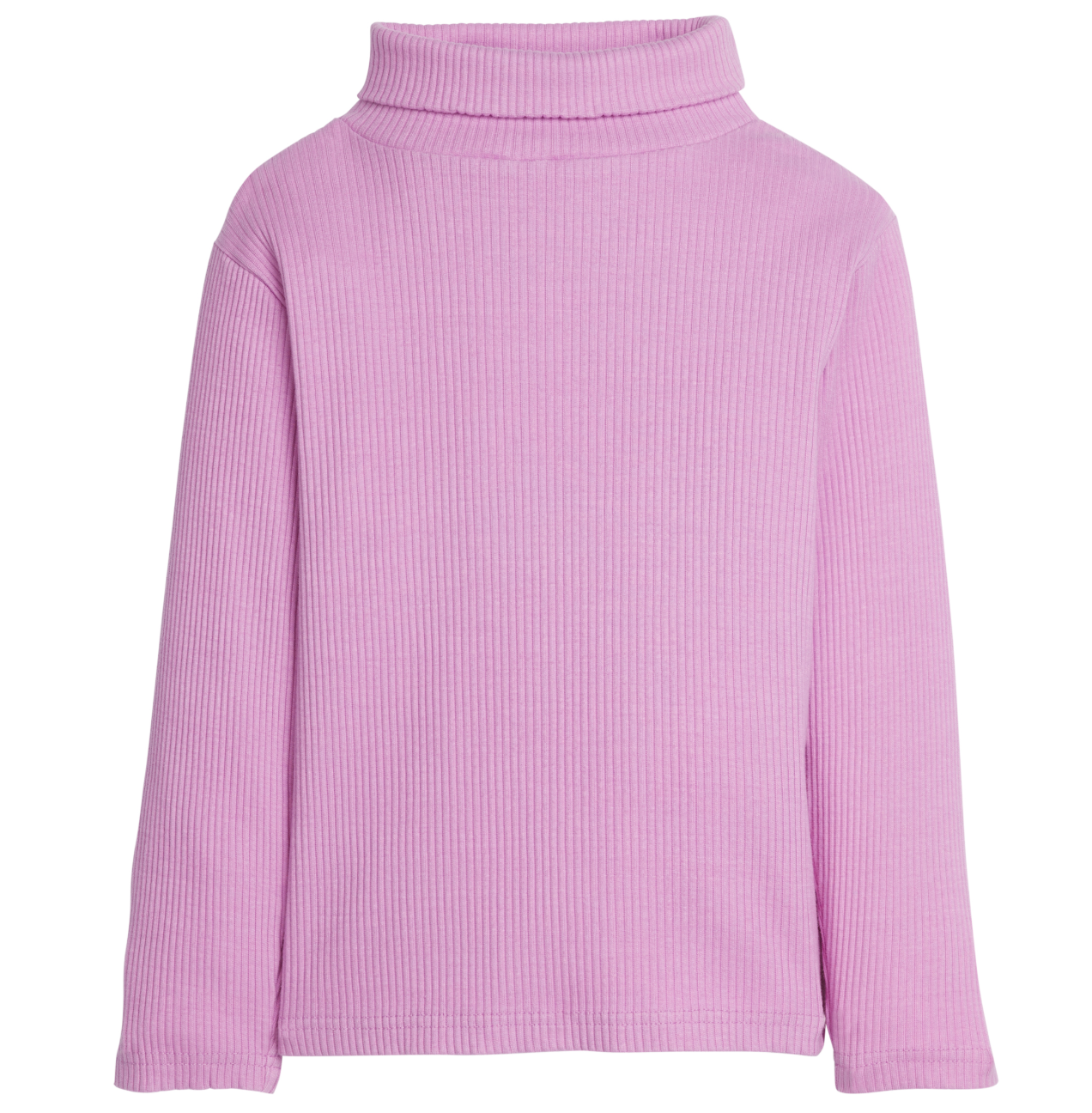 Ribbed Turtleneck- Petal