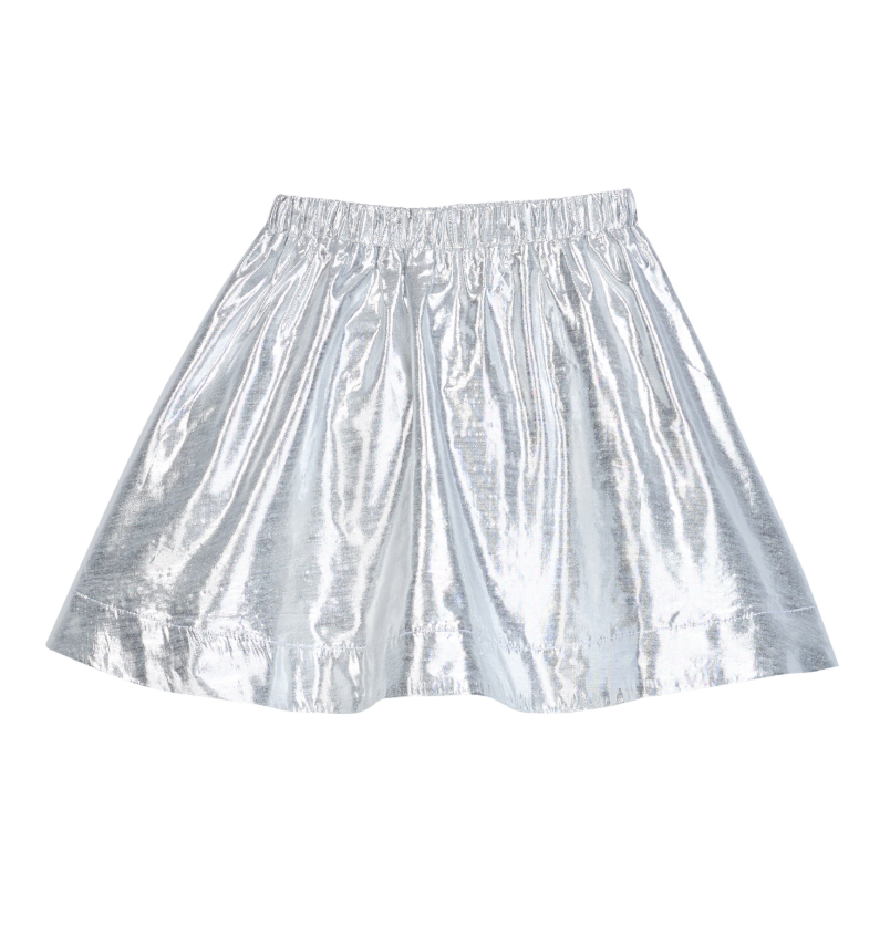Circle Skort- Silver