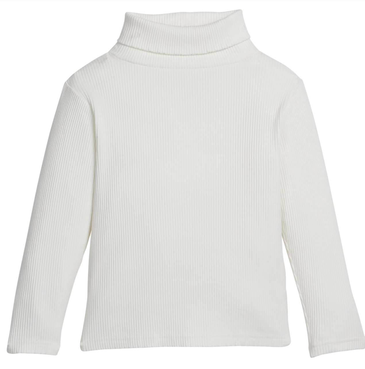 Ribbed Turtleneck- Ivory