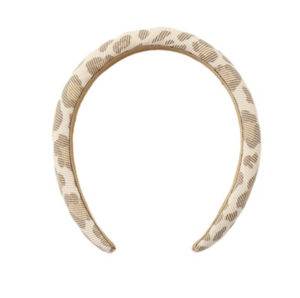 Padded Headband- Leopard