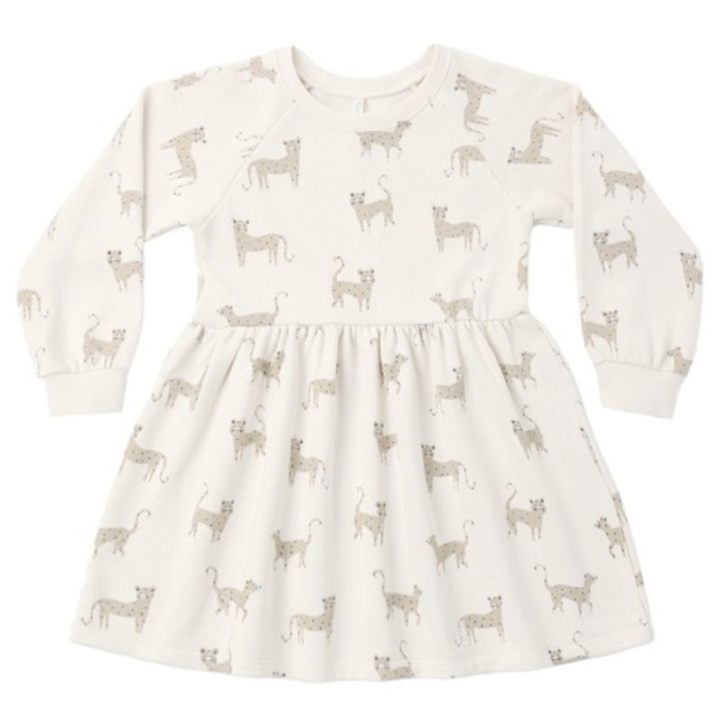Raglan Dress- Leopards