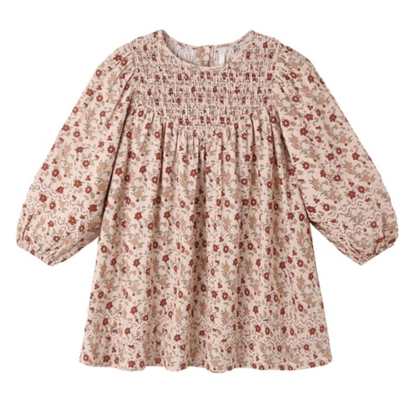 Selene Dress- Pink Floral
