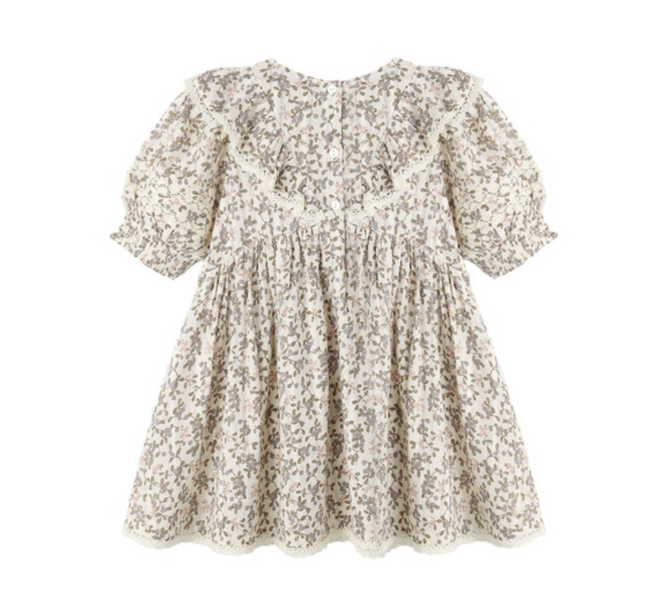 Winnie Dress- Winter Garden