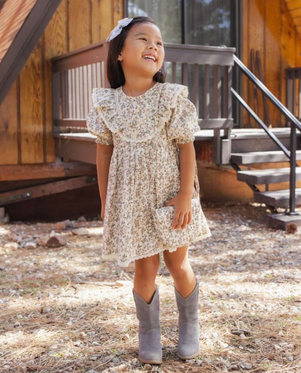 Winnie Dress- Winter Garden
