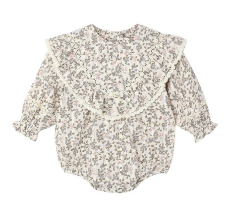 Winnie Romper- Winter Garden