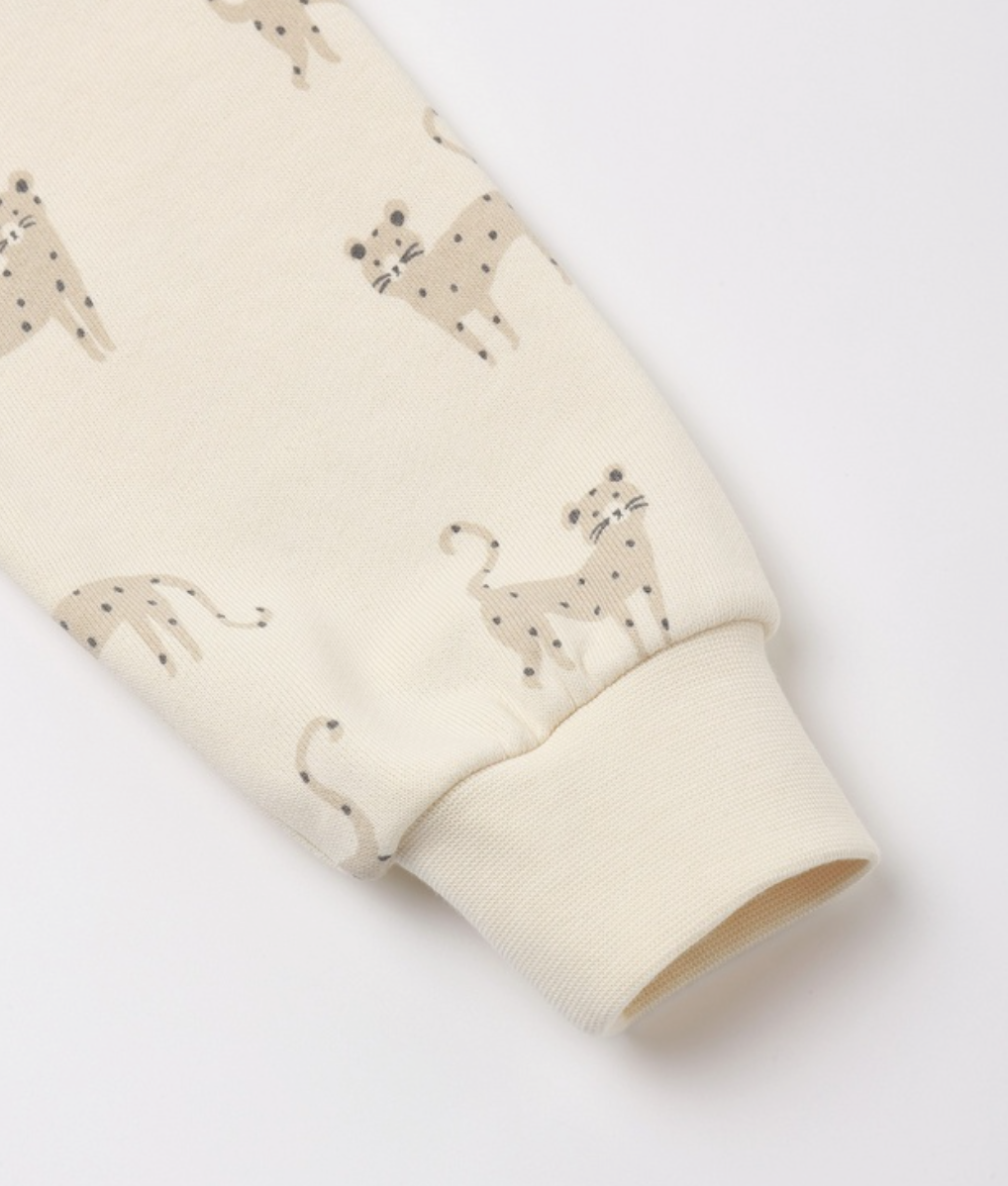 Raglan Jumpsuit- Leopards