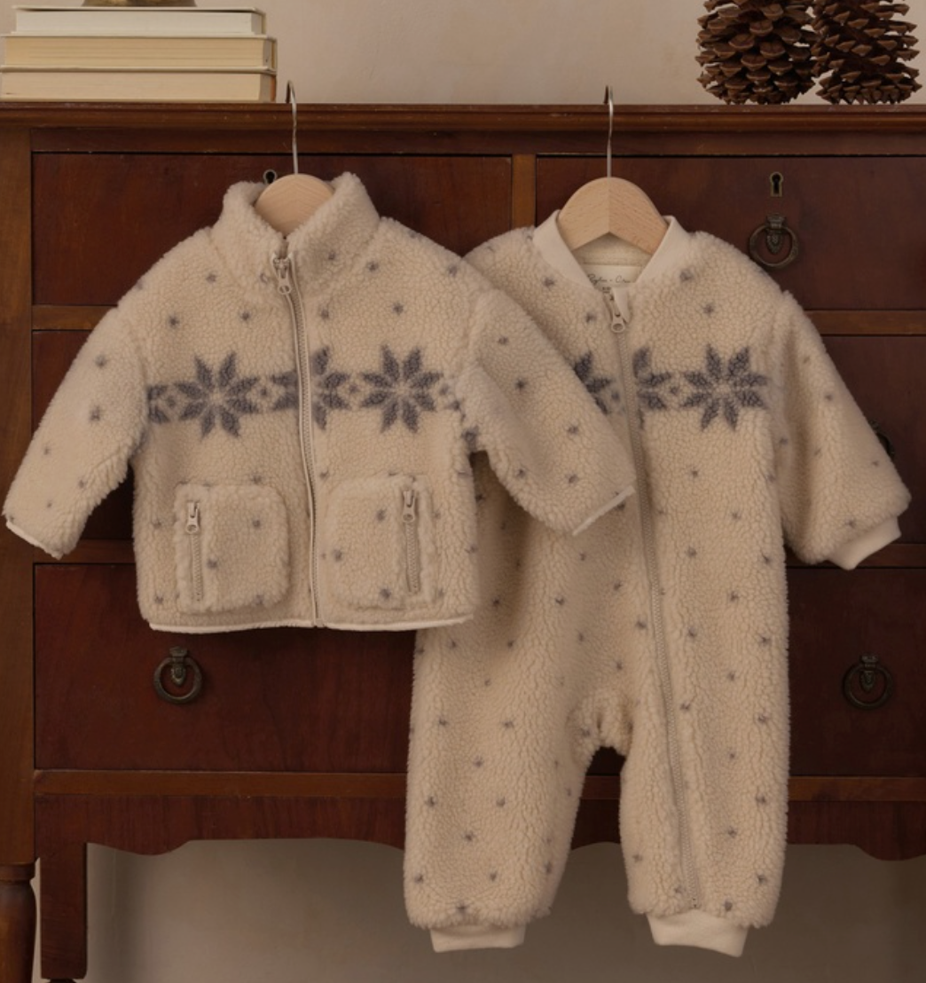 Felix Jacket- Natural Fair Isle