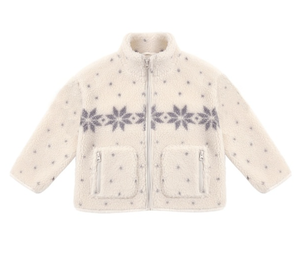 Felix Jacket- Natural Fair Isle