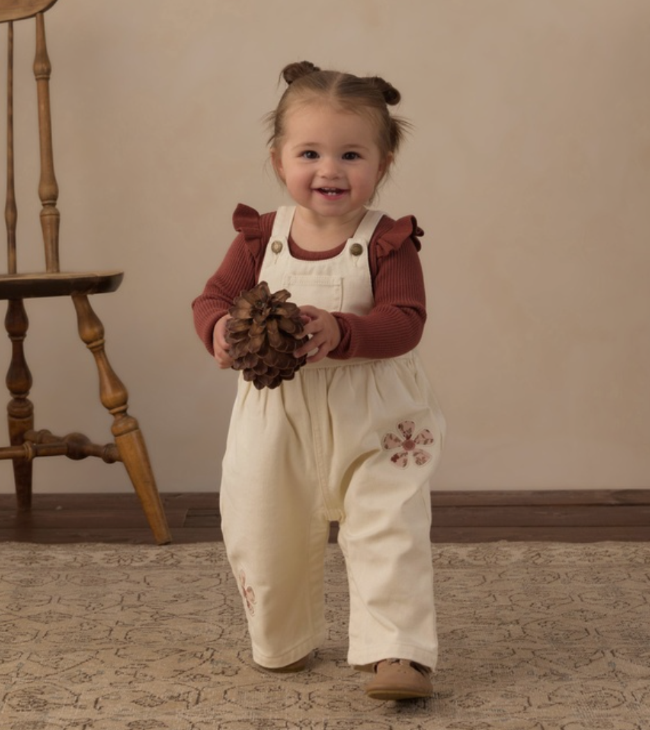 Wide Leg Overall- Daisy Patches