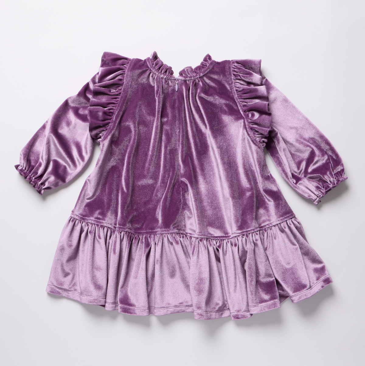 harper dress- lavender velour