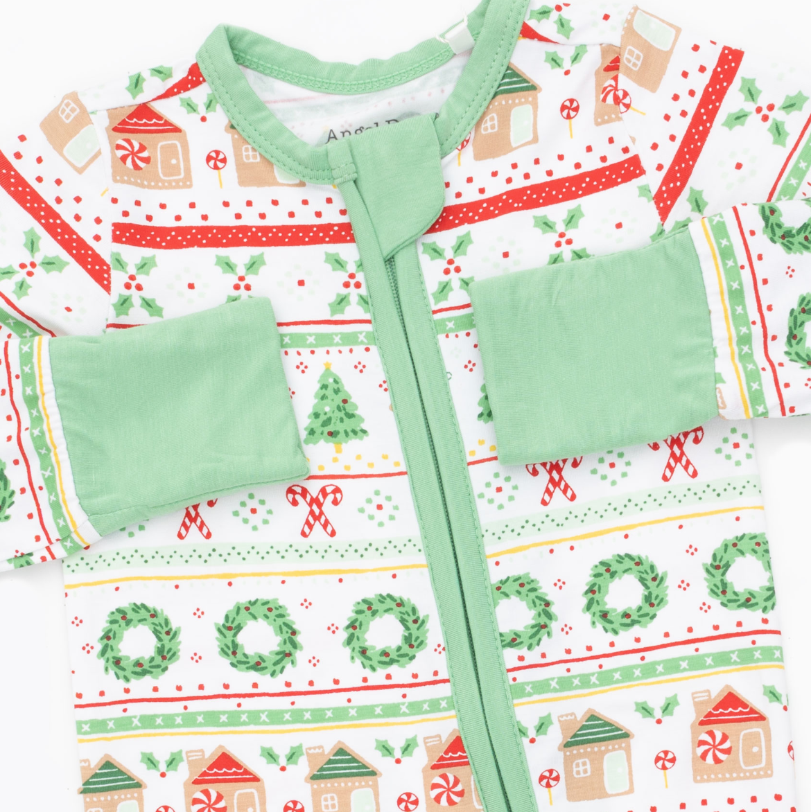 Gingerbread Fair Isle Uni - Convertible Romper