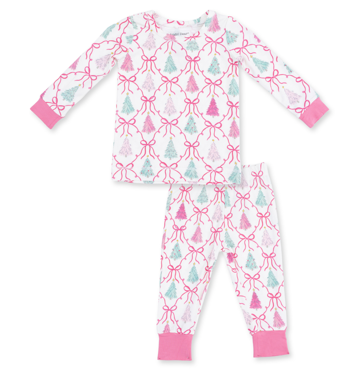 Bow Trellis Tree - Long Sleeve Loungewear Set