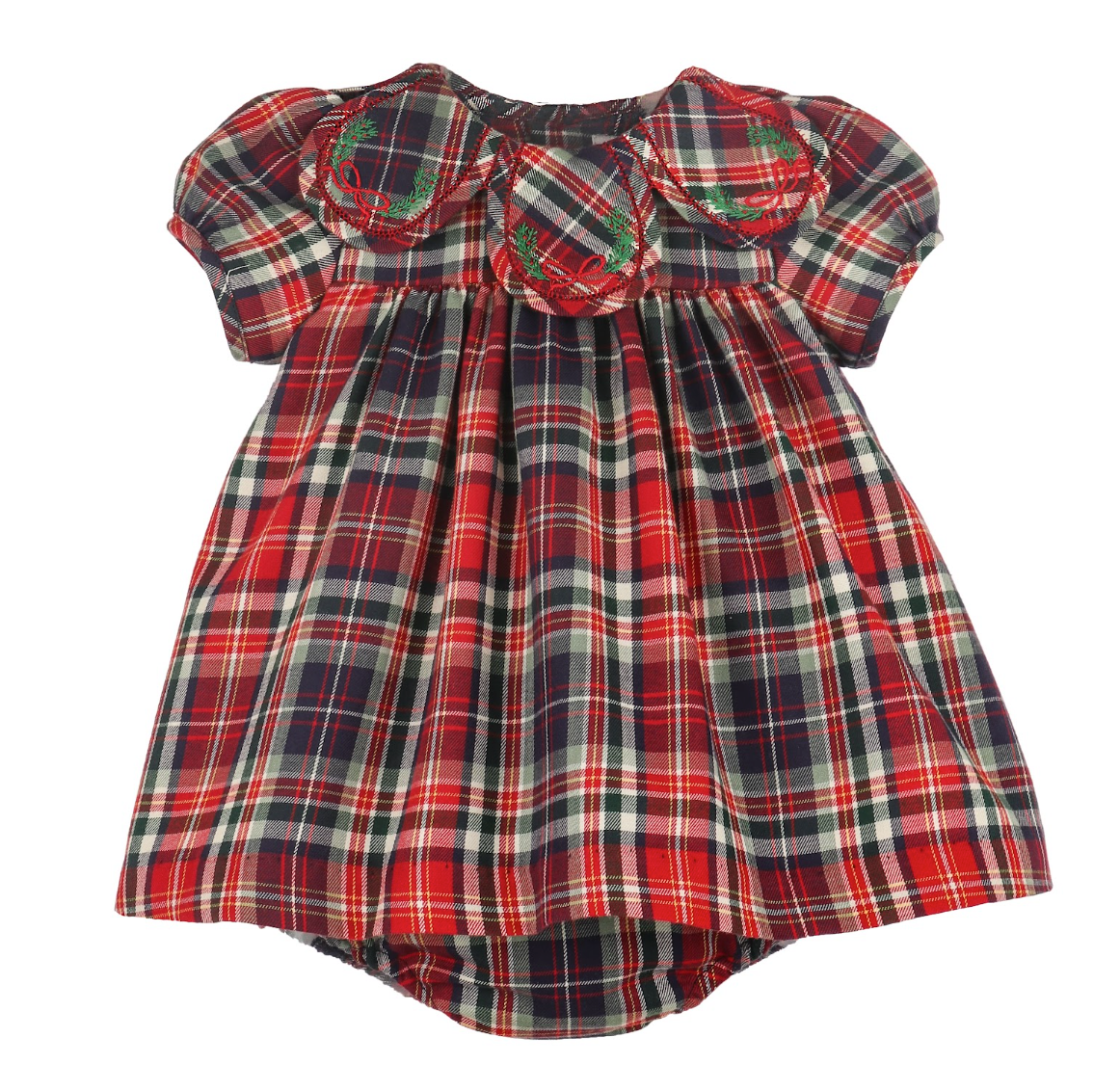 Evergreen Tartan Petal Float
