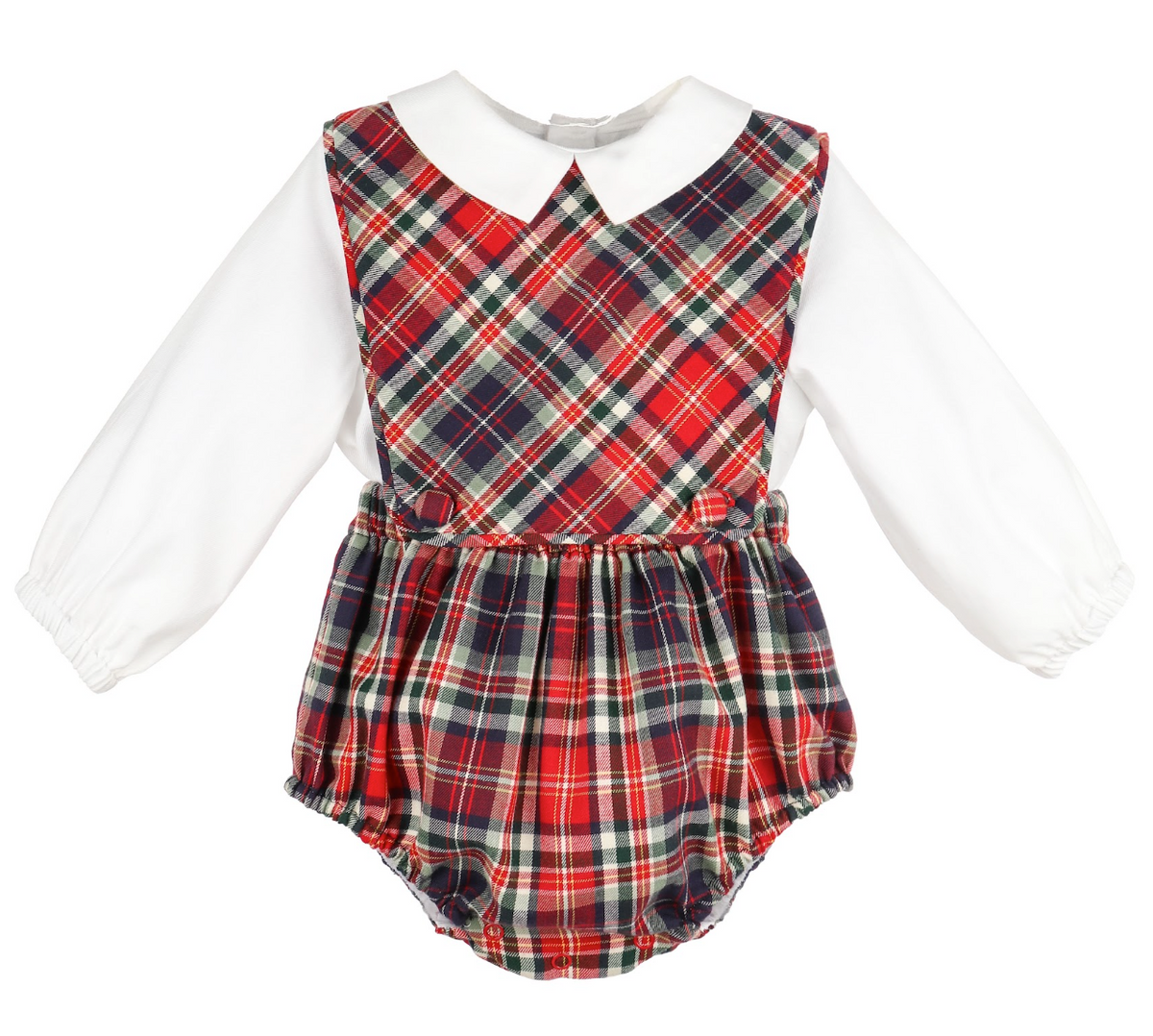Evergreen Tartan Overall Set
