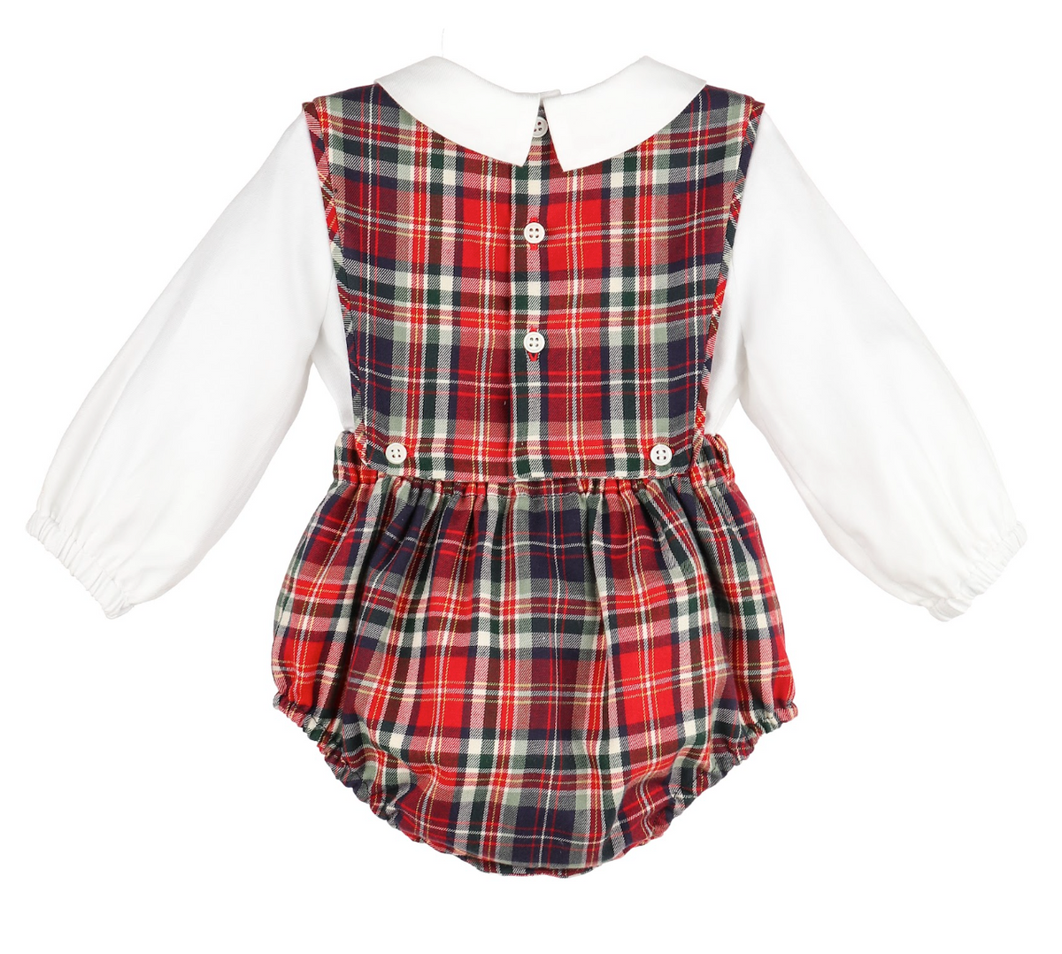 Evergreen Tartan Overall Set