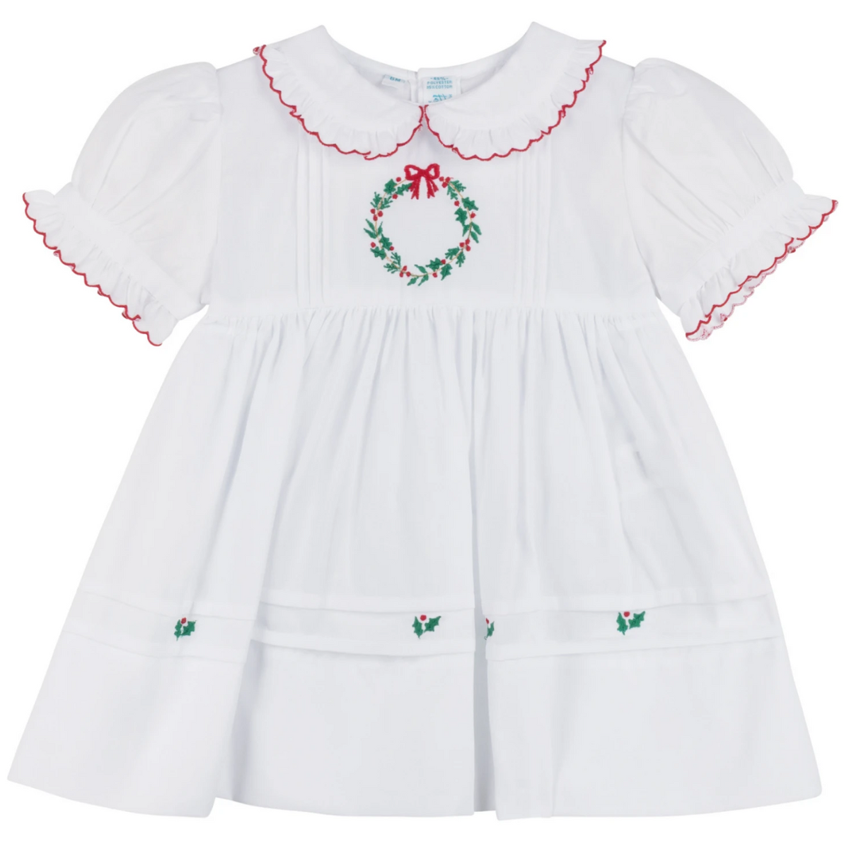 Floral Wreath Holiday Dress