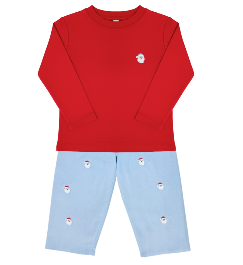 Harry Tee + Santa Face Pant