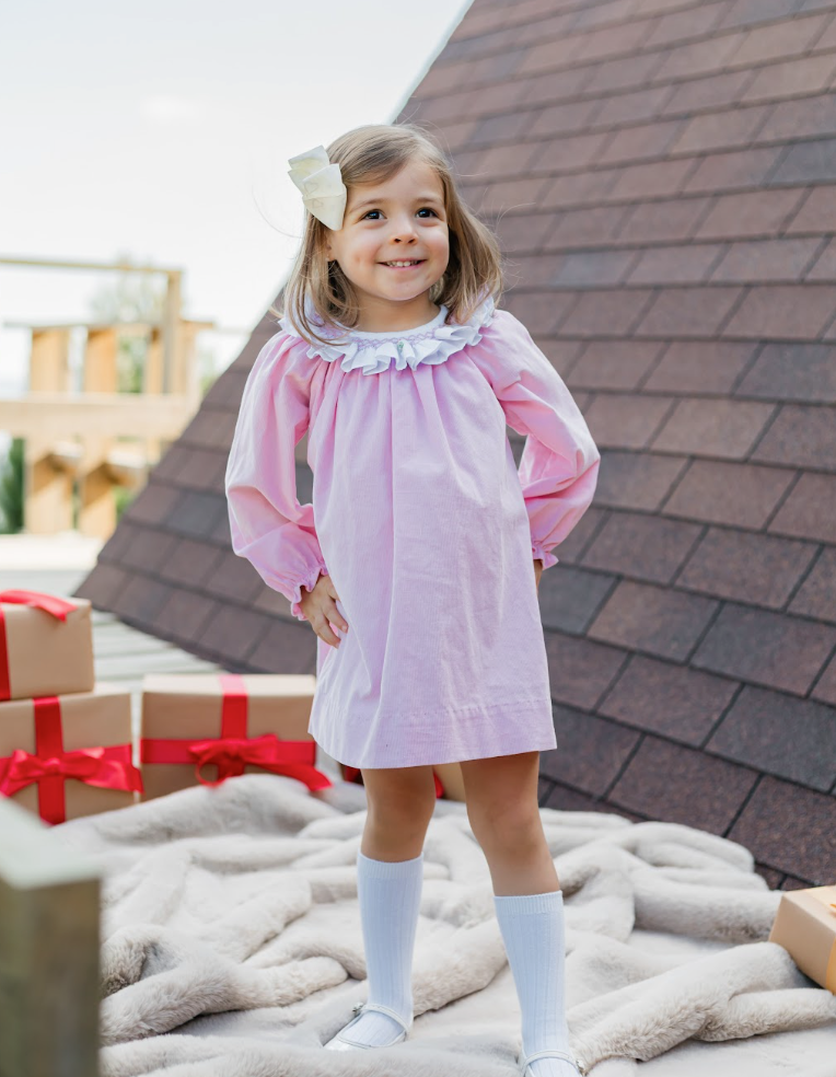 Scarlet Dress- Pink Cord Christmas Tree