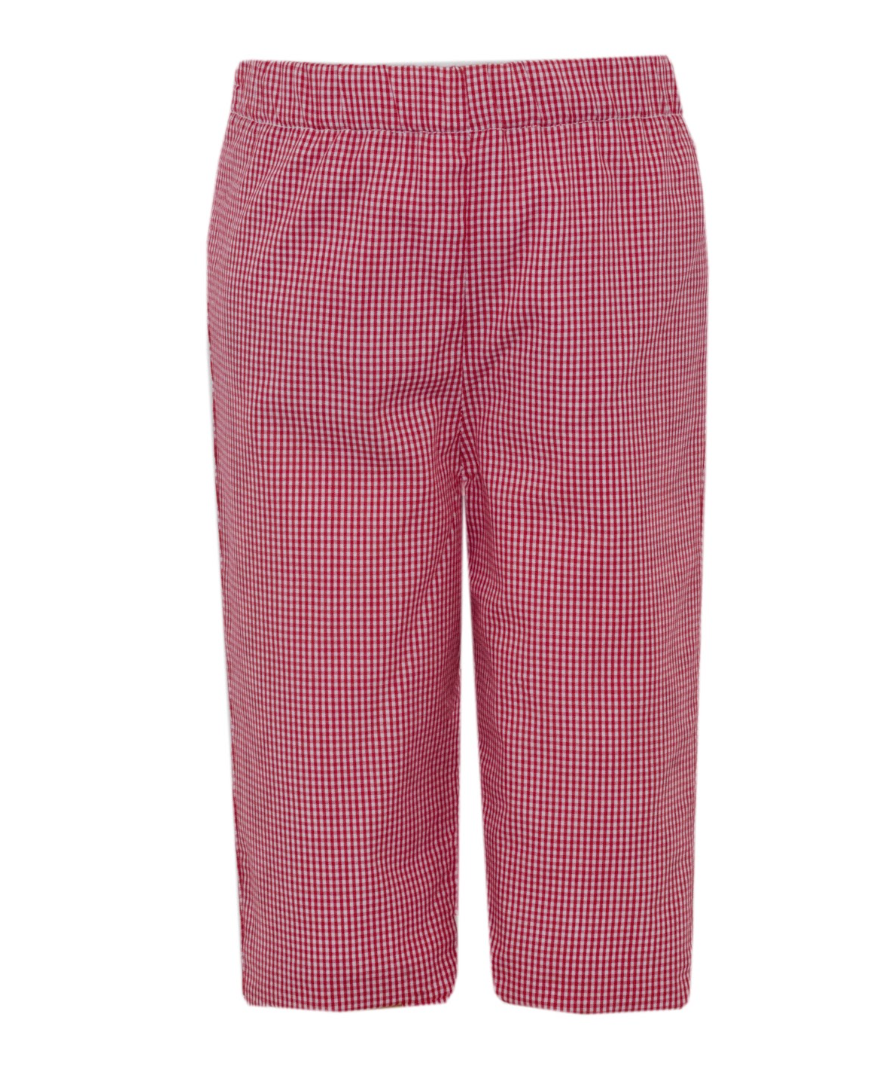 Santa's Face Smock LS Shirt + Pant Set