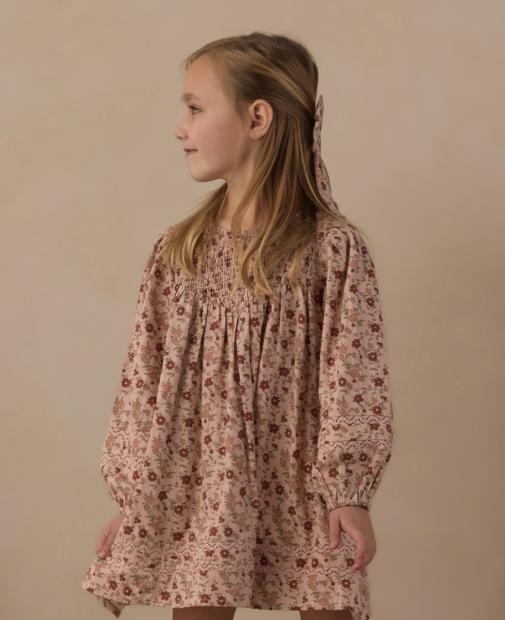 Selene Dress- Pink Floral