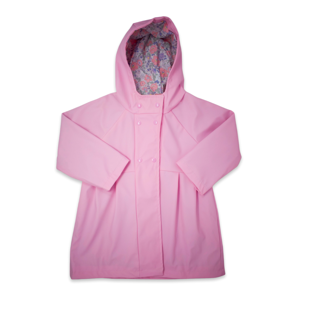 Rainy Day Raincoat - Pink Floral