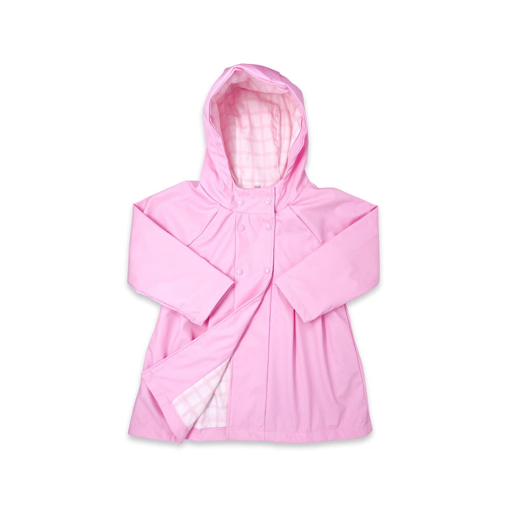 Rainy Day Raincoat - Pink, Wilmington Pink Windowpane