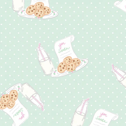 Once Upon a Time Footie- Baking Spirits Bright Pensacola Pink