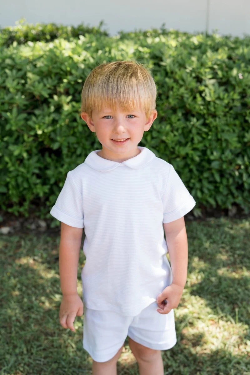 Sibley Short Set- Louisville Light Blue Ministripe