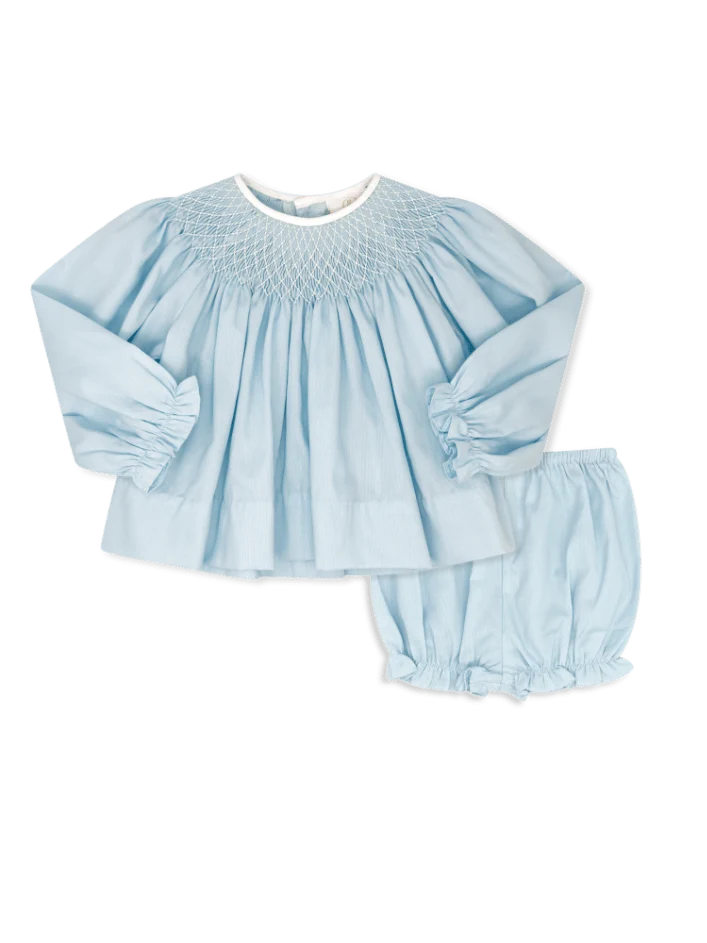 Betsy Bloomer Set- Birmingham Blue Pique