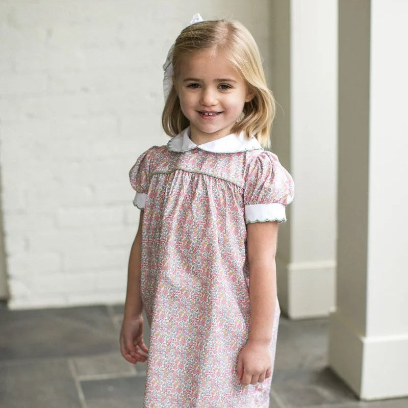 Memory Making Scallop Dress- Autumn Garden