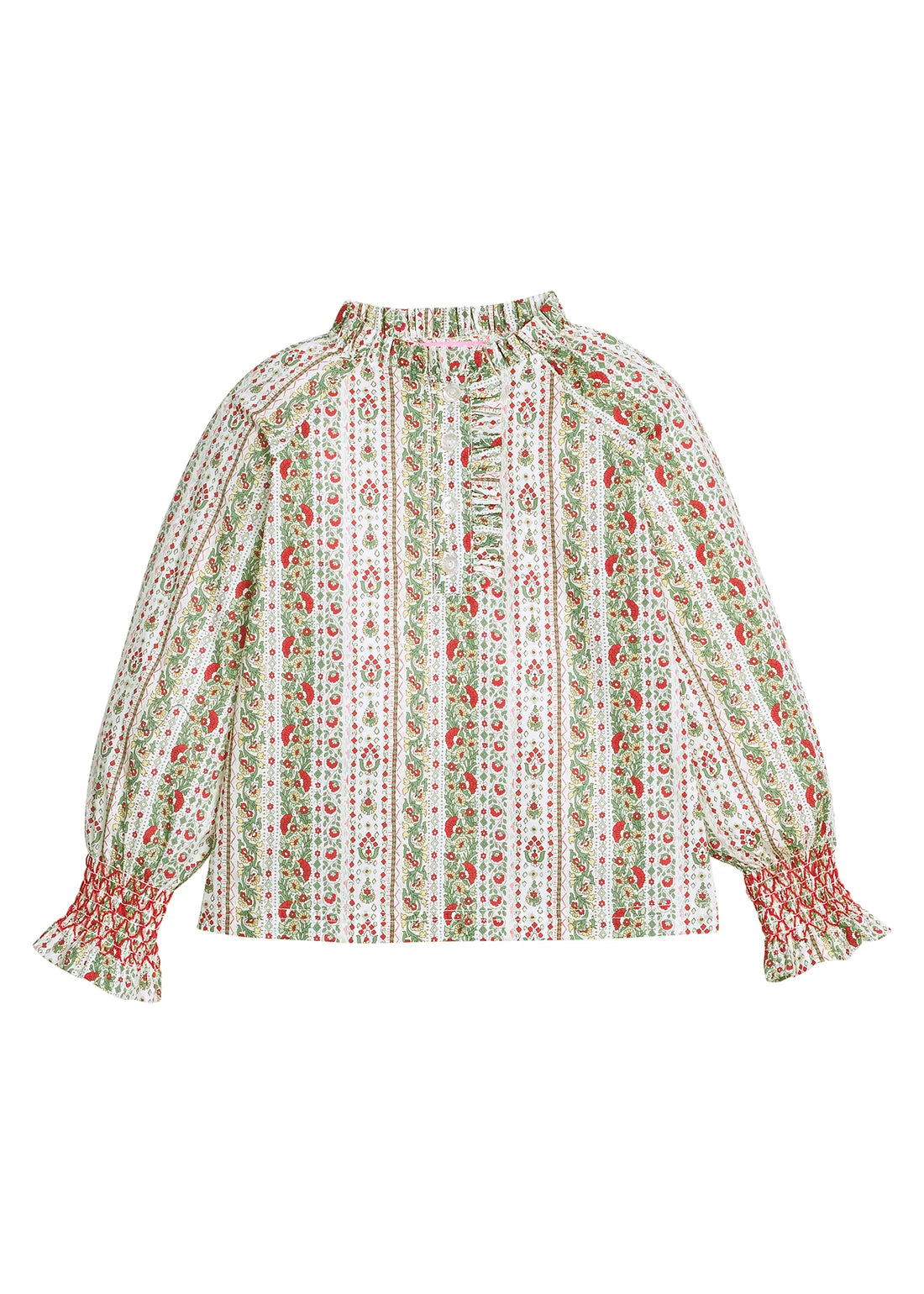 Shannon Top - St Moritz Floral Stripe
