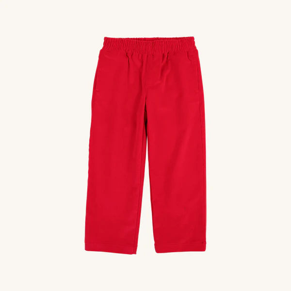 Sheffield Pants (Corduroy)- Richmond Red/ Osprey Oatmeal Stork