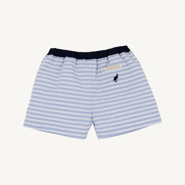 Shelton Shorts- Park City Periwinkle Stripe Nantucket Navy
