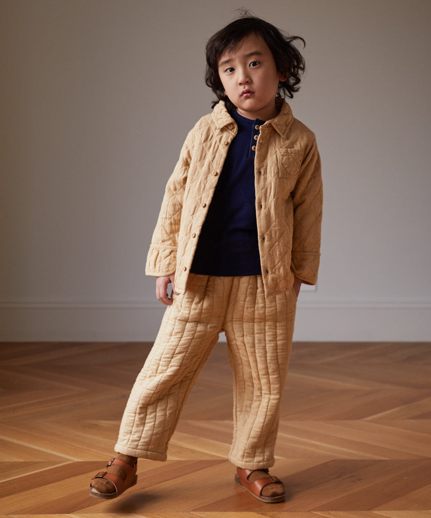 Sand Quilted Shirt