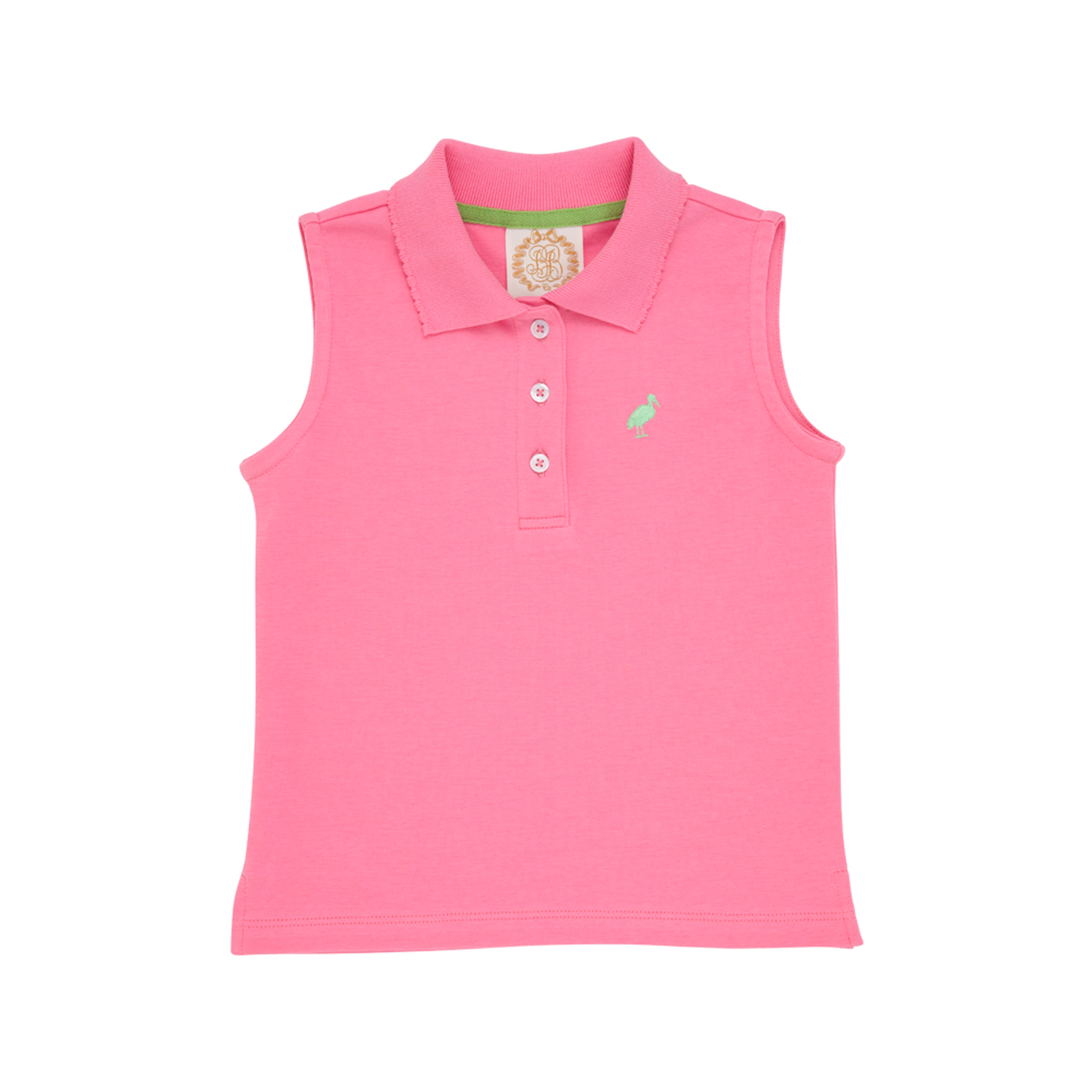 Sleeveless Anna Price Polo - Hamptons Hot Pink