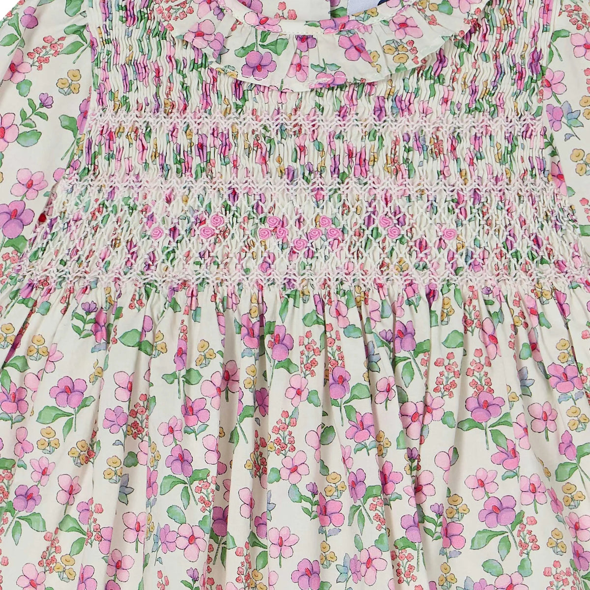 Hand-Smocked Baby Dress - Solaria